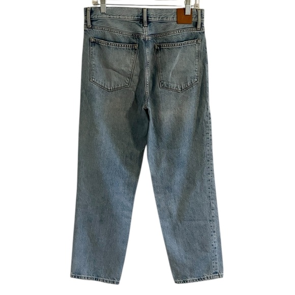 Anine Bing Etta Jeans Women's Size 27 Washed Light Blue Straight - Picture 7 of 13